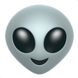 Apple(iPhone) Alien Emoji