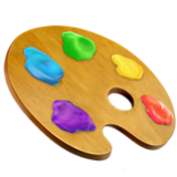 Apple(iPhone) Artist Palette Emoji