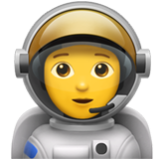 Apple(iPhone) Astronaut Emoji