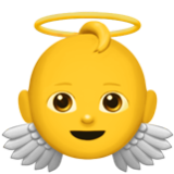 Apple(iPhone) Baby Angel Emoji