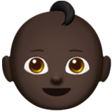 Apple(iPhone) Baby: Dark Skin Tone Emoji