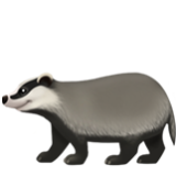 Apple(iPhone) Badger Emoji