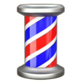 Apple(iPhone) Barber Pole Emoji