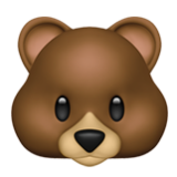 Apple(iPhone) Bear Emoji