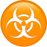 Apple(iPhone) Biohazard Emoji