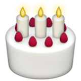 Apple(iPhone) Birthday Cake Emoji