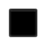 Apple(iPhone) Black Medium-Small Square Emoji