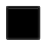 Apple(iPhone) Black Medium Square Emoji