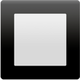 Apple(iPhone) Black Square Button Emoji