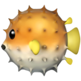 Apple(iPhone) Blowfish Emoji