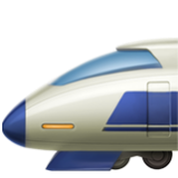 Apple(iPhone) Bullet Train Emoji