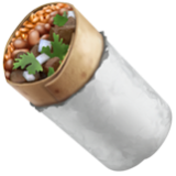 Apple(iPhone) Burrito Emoji