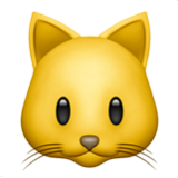 Apple(iPhone) Cat Face Emoji