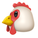 Apple(iPhone) Chicken Emoji