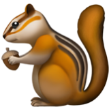 Apple(iPhone) Chipmunk Emoji