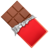 Apple(iPhone) Chocolate Bar Emoji