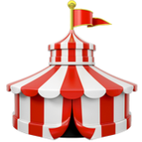 Apple(iPhone) Circus Tent Emoji