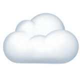 Apple(iPhone) Cloud Emoji