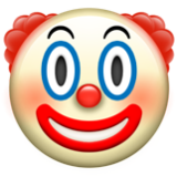 Apple(iPhone) Clown Face Emoji