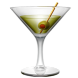 Apple(iPhone) Cocktail Glass Emoji