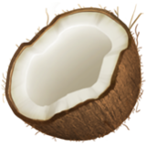 Apple(iPhone) Coconut Emoji