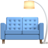 Apple(iPhone) Couch And Lamp Emoji