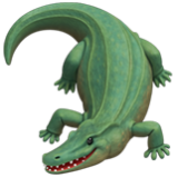 Apple(iPhone) Crocodile Emoji