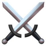 Apple(iPhone) Crossed Swords Emoji