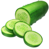 Apple(iPhone) Cucumber Emoji