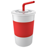 Apple(iPhone) Cup With Straw Emoji