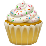 Apple(iPhone) Cupcake Emoji