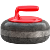 Apple(iPhone) Curling Stone Emoji