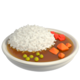 Apple(iPhone) Curry Rice Emoji