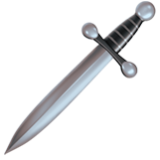 Apple(iPhone) Dagger Emoji