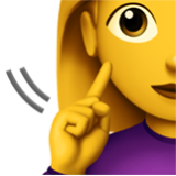 Apple(iPhone) Deaf Woman Emoji