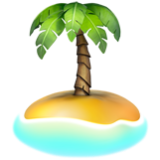 Apple(iPhone) Desert Island Emoji