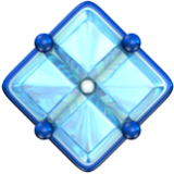 Apple(iPhone) Diamond With A Dot Emoji