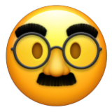 Apple(iPhone) Disguised Face Emoji