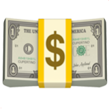 Apple(iPhone) Dollar Banknote Emoji