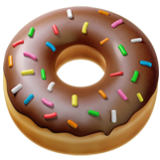 Apple(iPhone) Doughnut Emoji