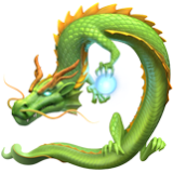 Apple(iPhone) Dragon Emoji