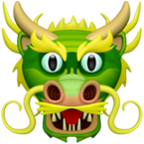 Apple(iPhone) Dragon Face Emoji