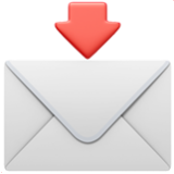 Apple(iPhone) Envelope With Arrow Emoji