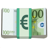 Apple(iPhone) Euro Banknote Emoji