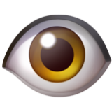 Apple(iPhone) Eye Emoji