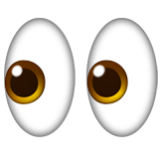 Apple(iPhone) Eyes Emoji