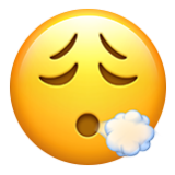 Apple(iPhone) Face Exhaling Emoji