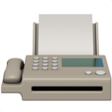 Apple(iPhone) Fax Machine Emoji