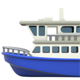 Apple(iPhone) Ferry Emoji