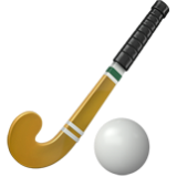 Apple(iPhone) Field Hockey Emoji